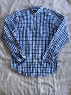 BANANA REPUBLIC Cotton Stretch Oxford Shirt | Grant Fit - Large Tall